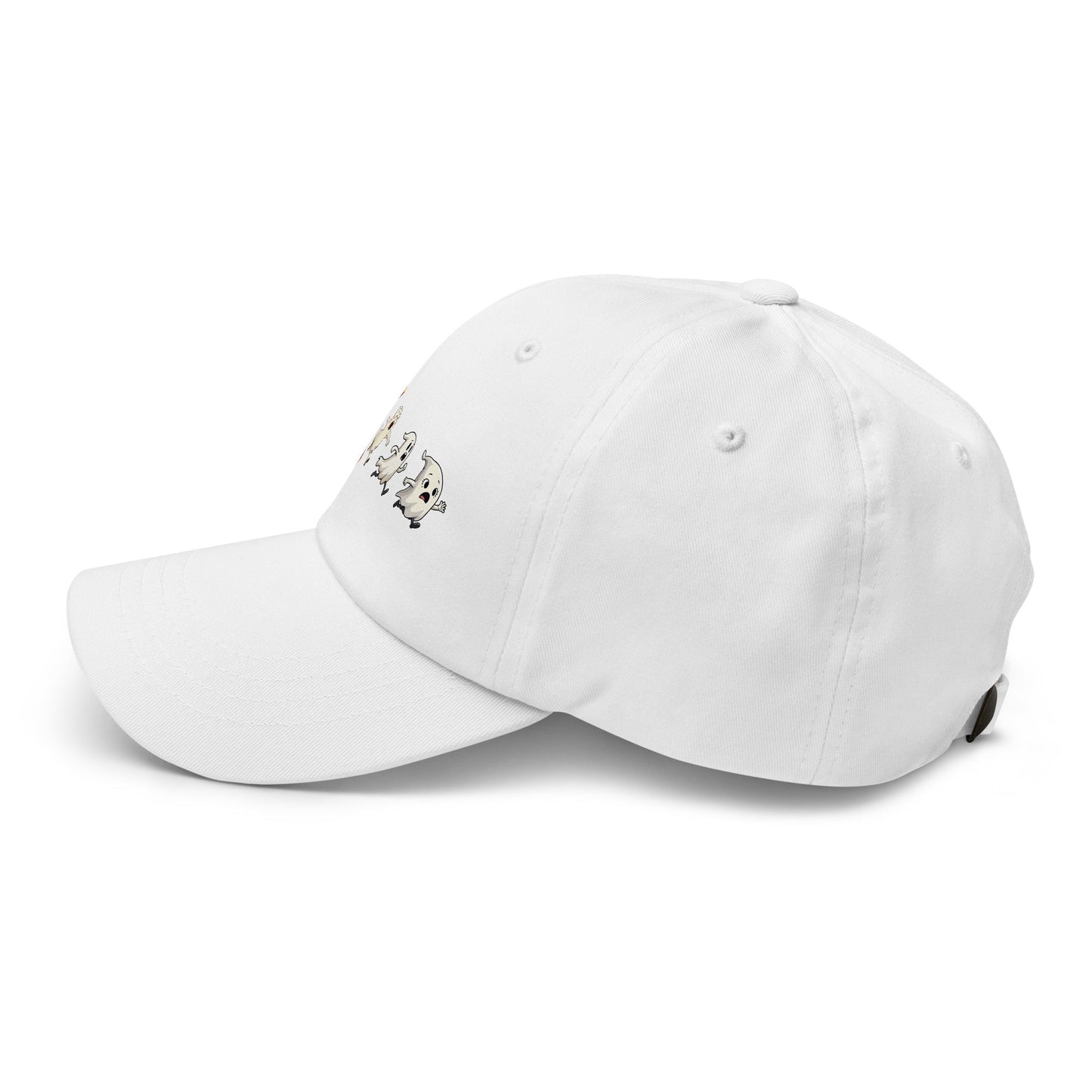 🎃 Pumpkin vs Ghosts Halloween Dad Hat 👻 - f9artist