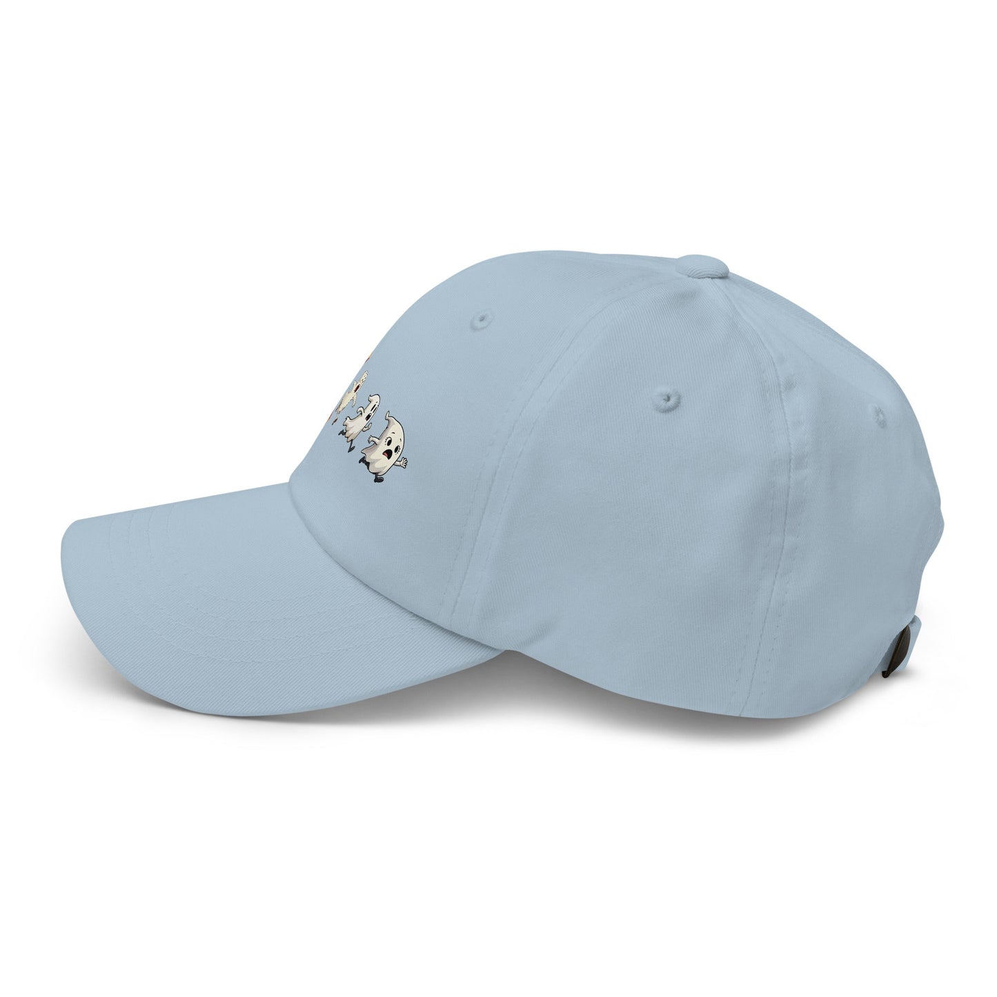 🎃 Pumpkin vs Ghosts Halloween Dad Hat 👻 - f9artist