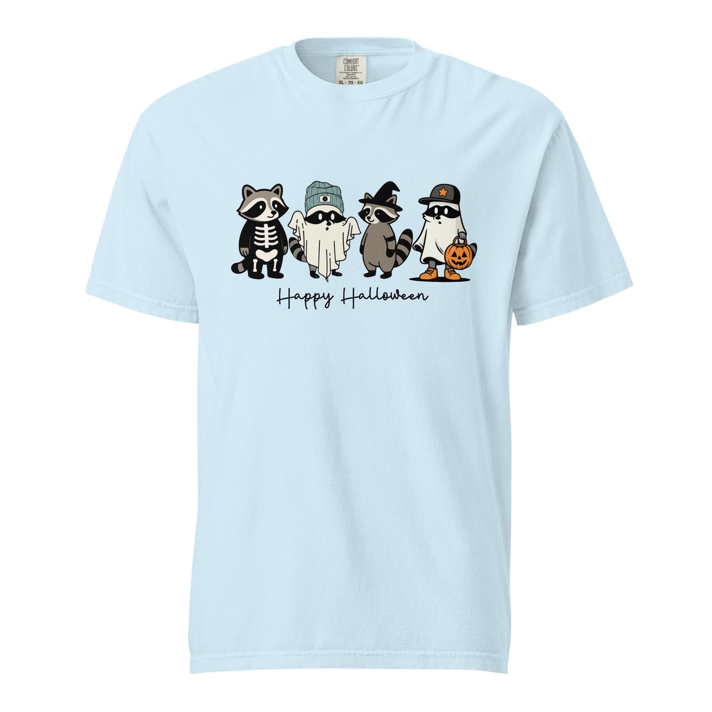 Raccoon Halloween Sweatshirt | Cute Spooky Trick - or - Treat Pullover - f9artist