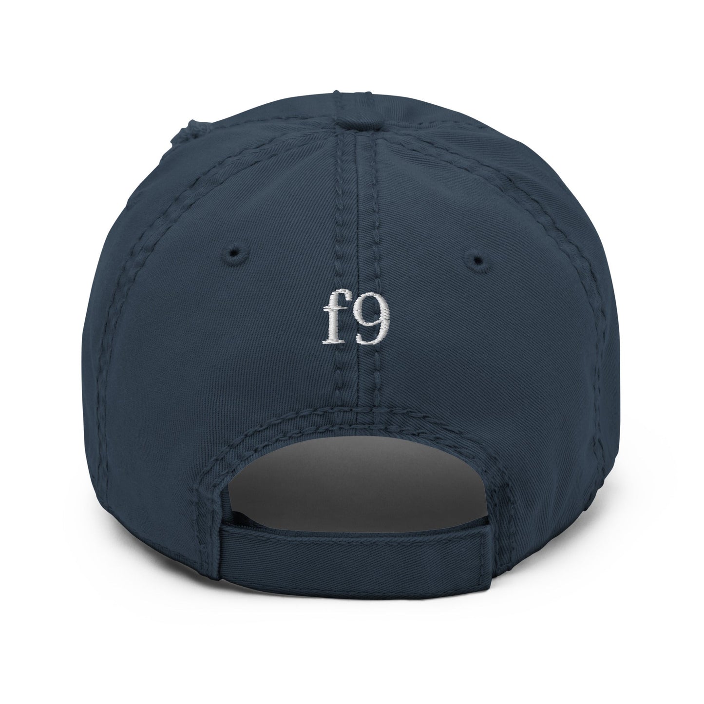 Red Maple Leaf Distressed Dad Hat with bold embroidered leaf and worn brim