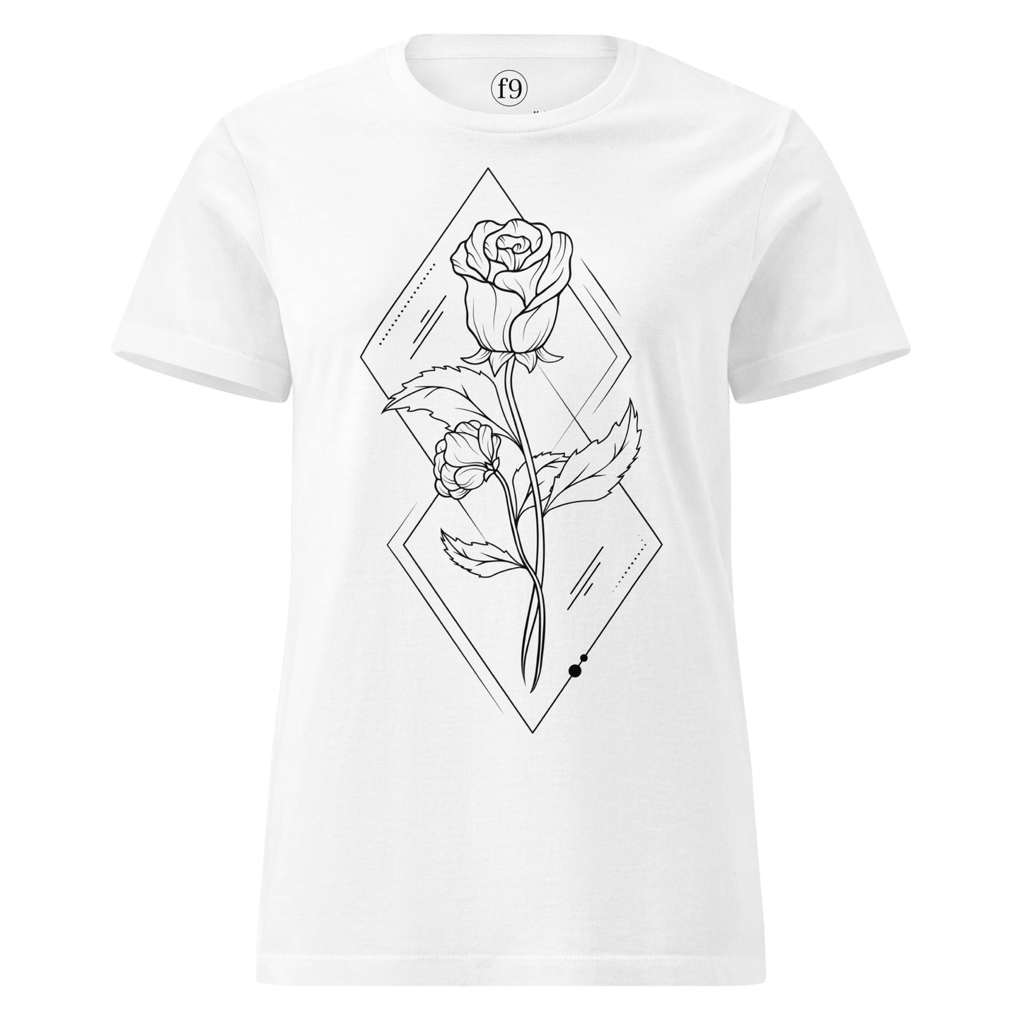 Rose Women’s Basic Softstyle T-Shirt - f9artist