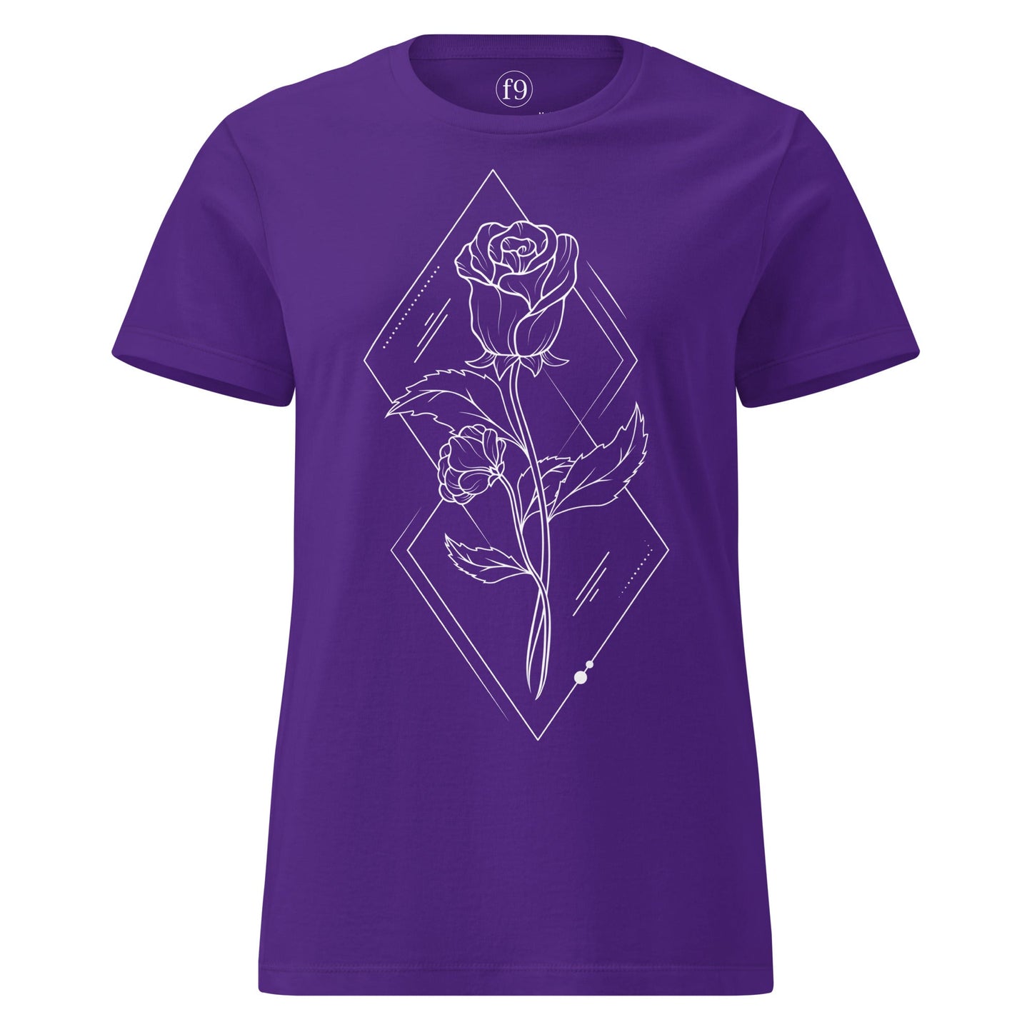 Rose Women’s Basic Softstyle T-Shirt - f9artist