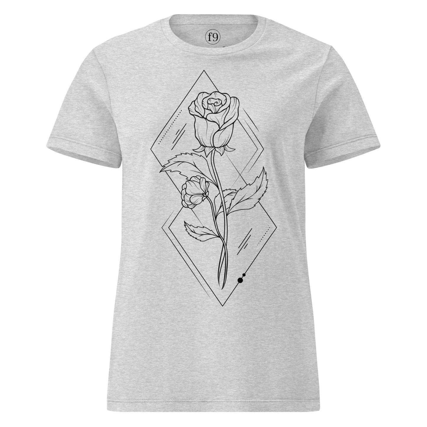 Rose Women’s Basic Softstyle T-Shirt - f9artist