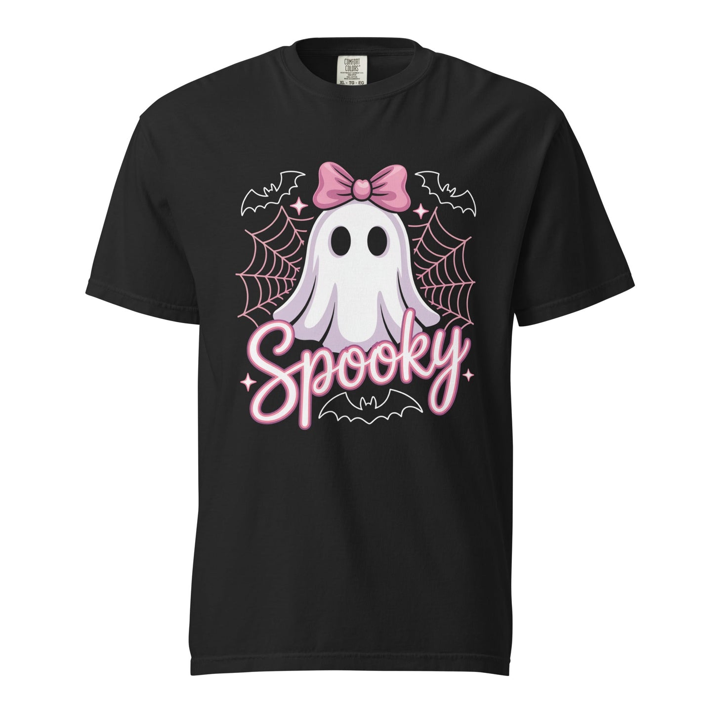 Spooky Ghost Shirt with Bow | Cute Halloween Tee - f9artist