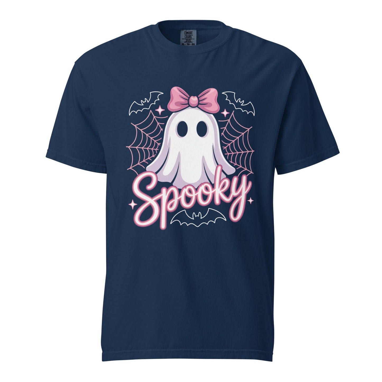 Spooky Ghost Shirt with Bow | Cute Halloween Tee - f9artist