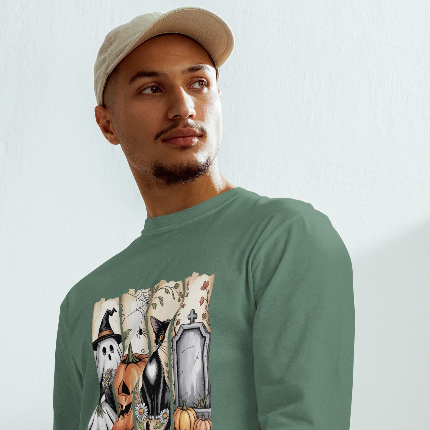 Spooky Season Halloween Long Sleeve Shirt - f9artist
