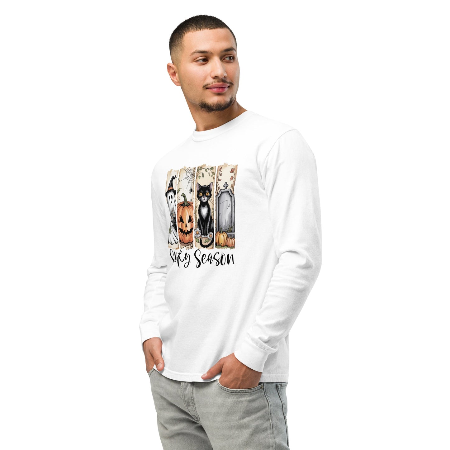 Spooky Season Halloween Long Sleeve Shirt - f9artist