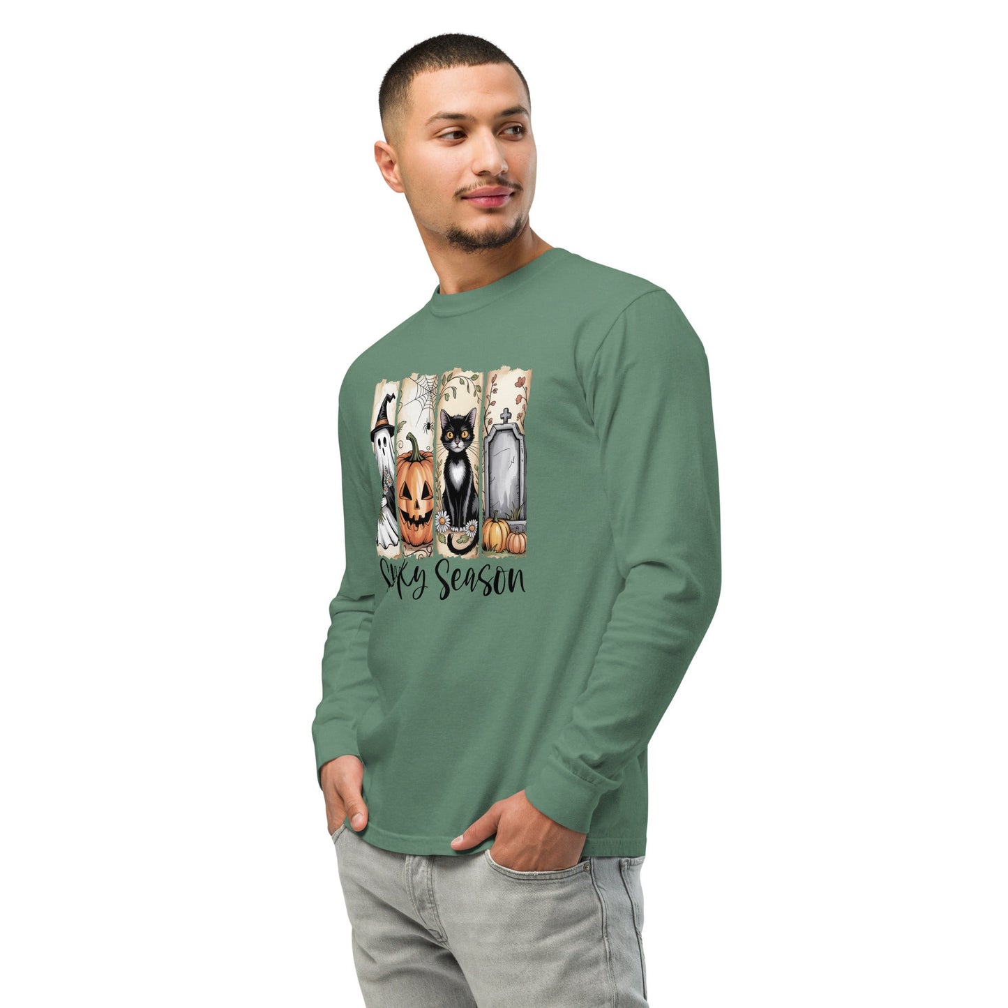 Spooky Season Halloween Long Sleeve Shirt - f9artist