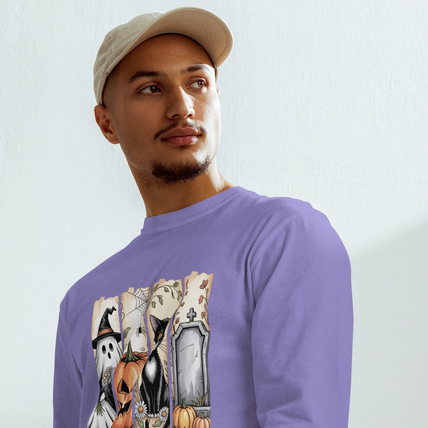 Spooky Season Halloween Long Sleeve Shirt - f9artist