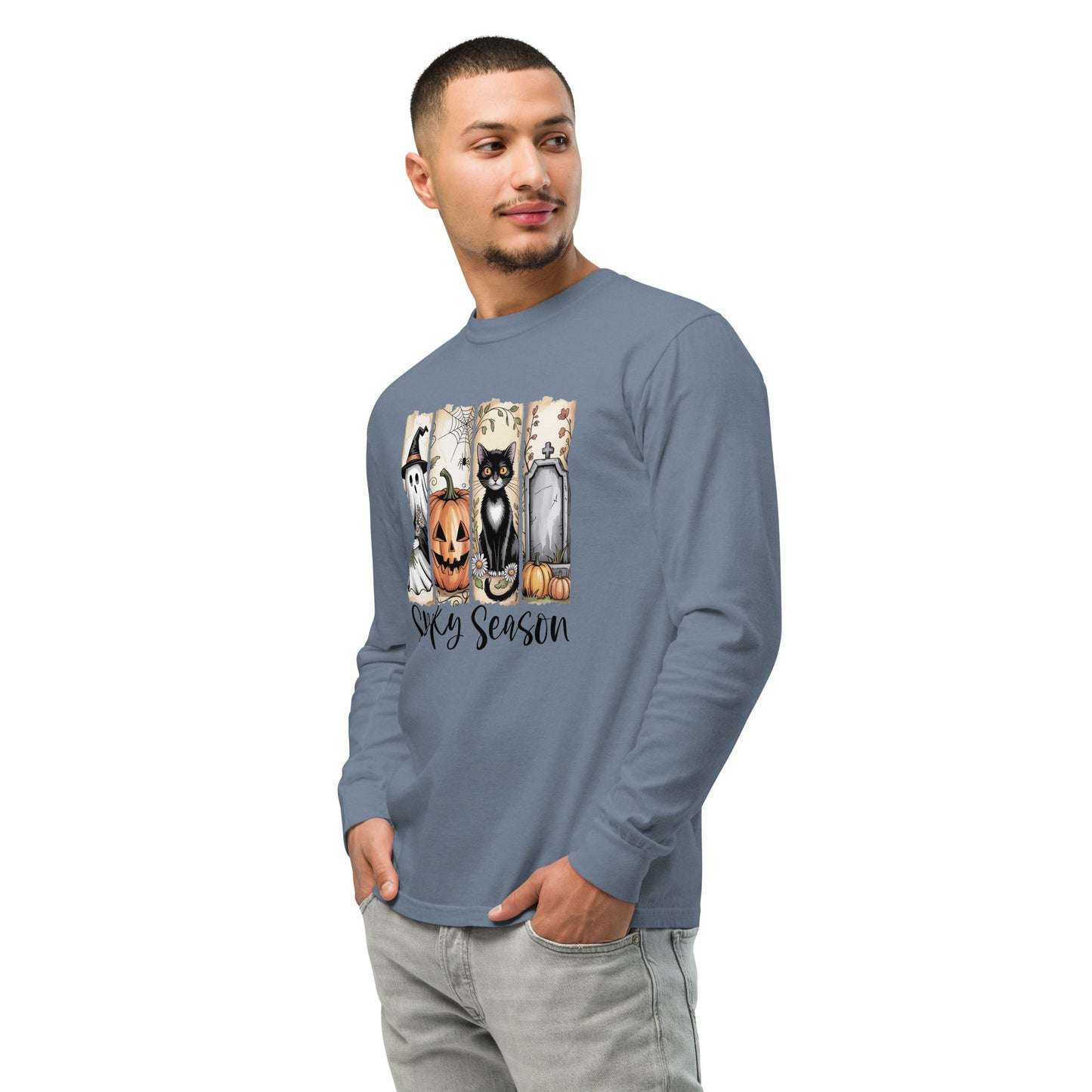Spooky Season Halloween Long Sleeve Shirt - f9artist