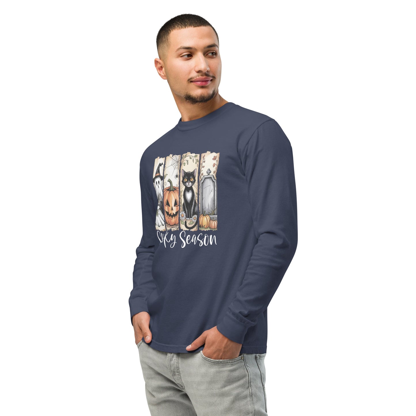 Spooky Season Halloween Long Sleeve Shirt - f9artist