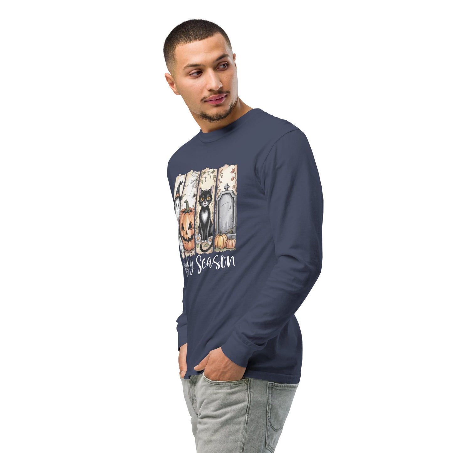 Spooky Season Halloween Long Sleeve Shirt - f9artist
