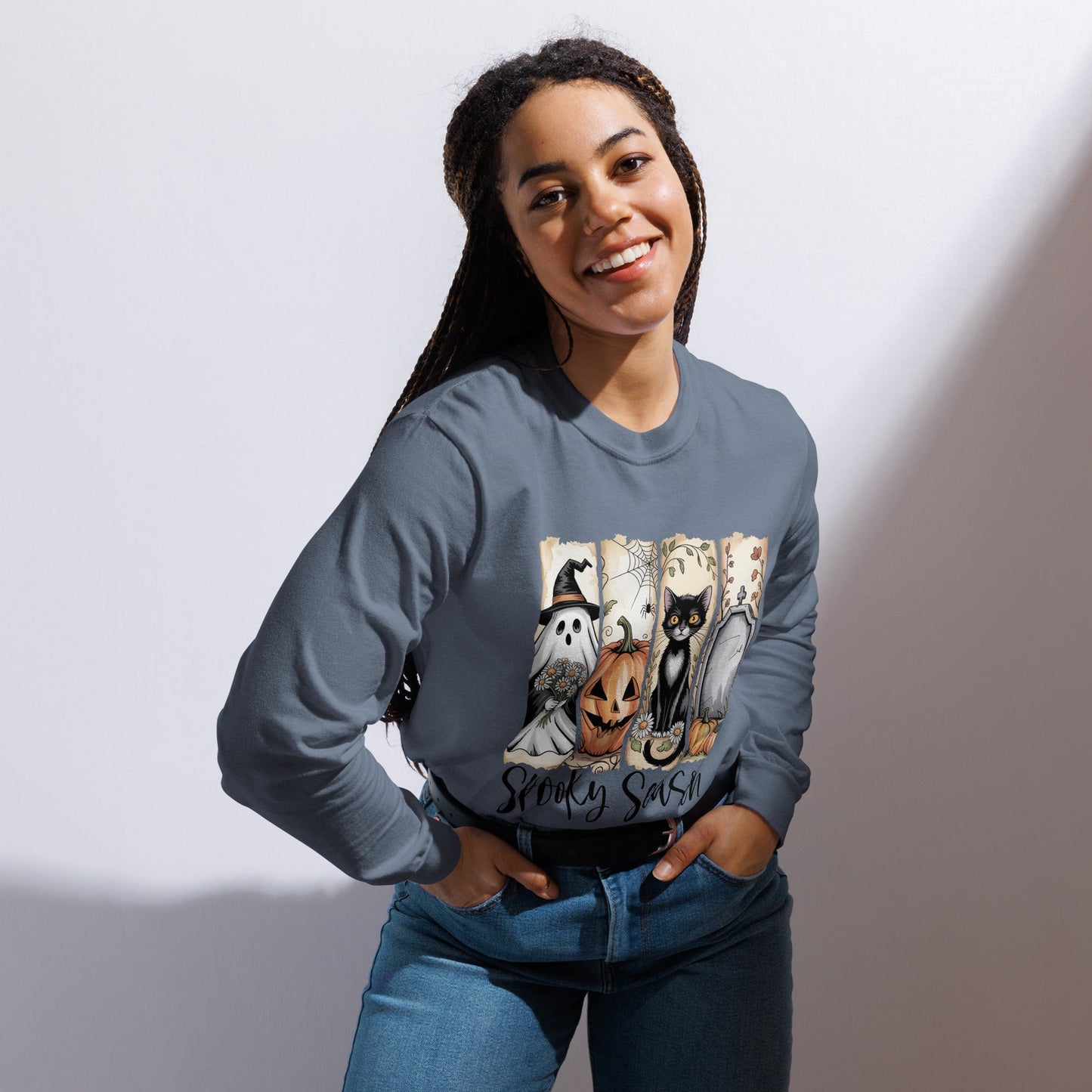 Spooky Season Halloween Long Sleeve Shirt - f9artist