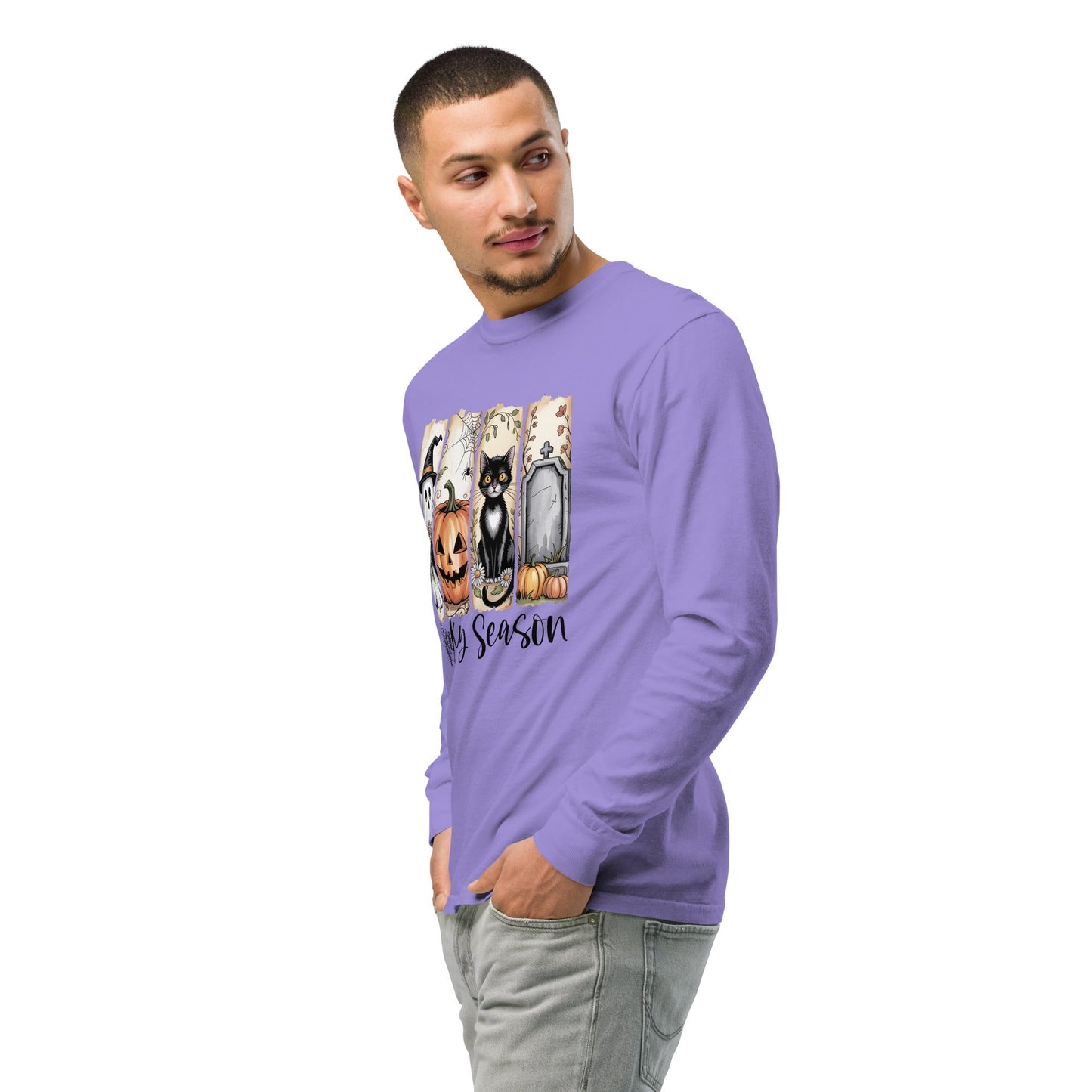 Spooky Season Halloween Long Sleeve Shirt - f9artist