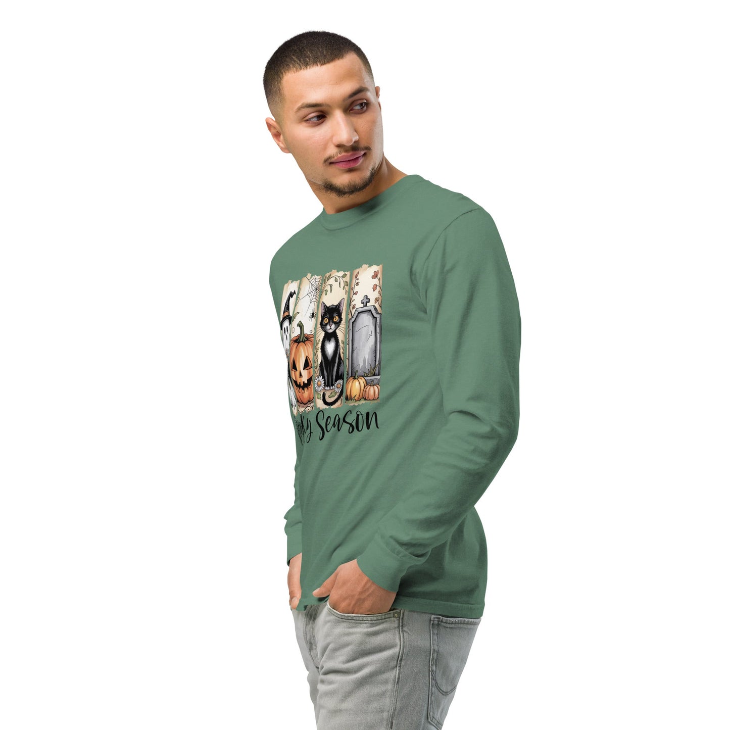 Spooky Season Halloween Long Sleeve Shirt - f9artist