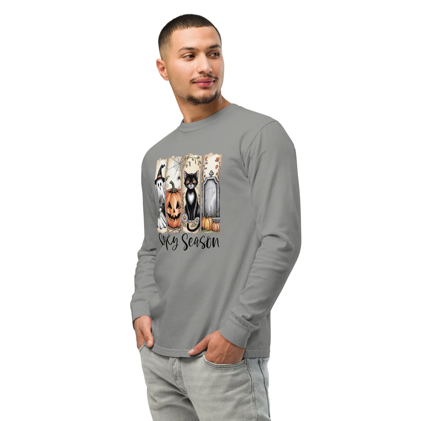 Spooky Season Halloween Long Sleeve Shirt - f9artist