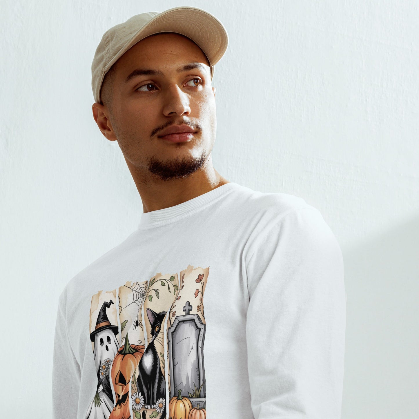Spooky Season Halloween Long Sleeve Shirt - f9artist