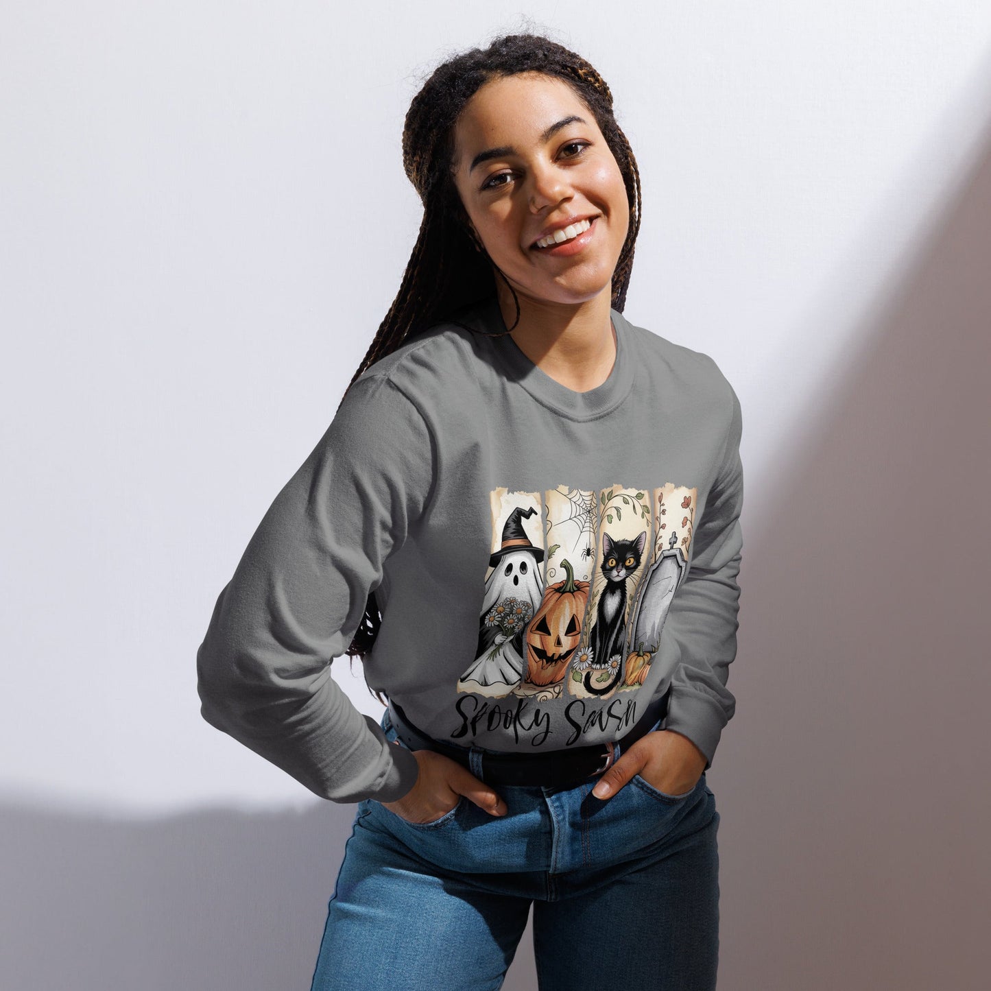 Spooky Season Halloween Long Sleeve Shirt - f9artist