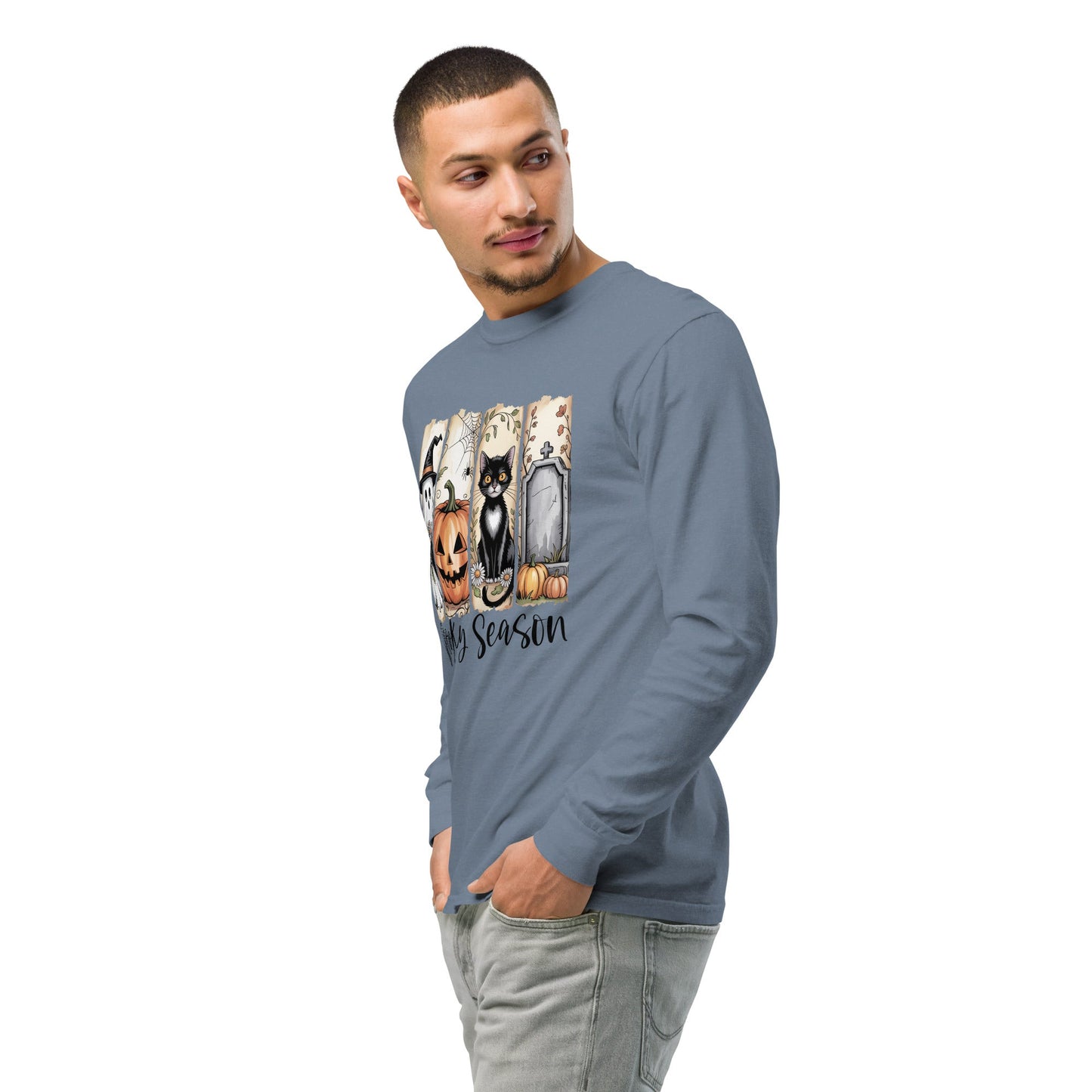 Spooky Season Halloween Long Sleeve Shirt - f9artist