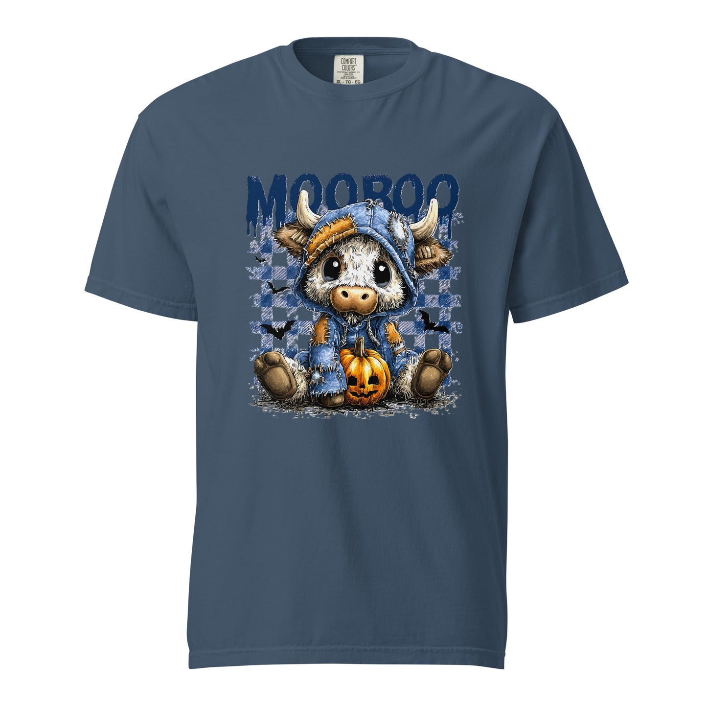 Spooky Squad Halloween Unisex T-Shirt – Cute Cow Ghost Graphic Tee for October Parties - f9artist