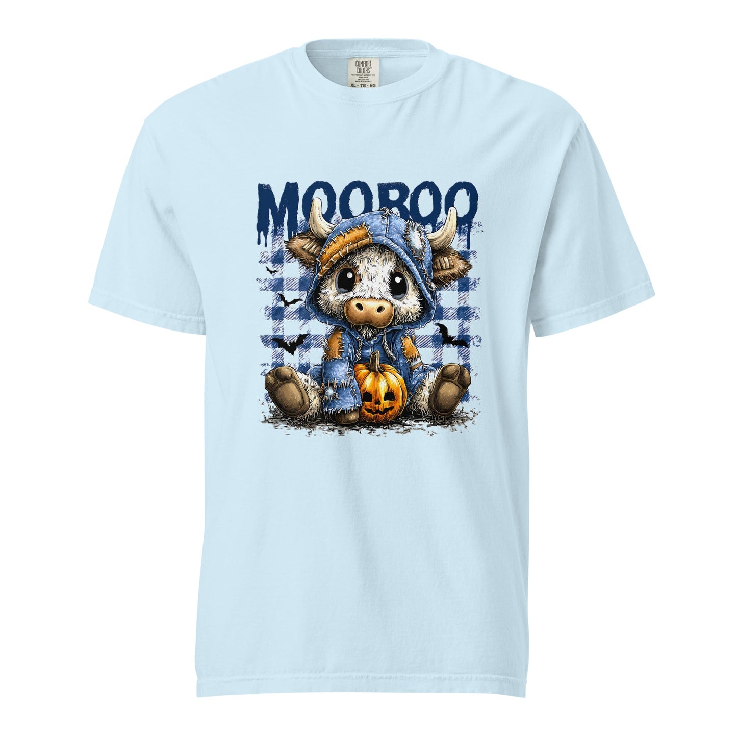 Spooky Squad Halloween Unisex T-Shirt – Cute Cow Ghost Graphic Tee for October Parties - f9artist