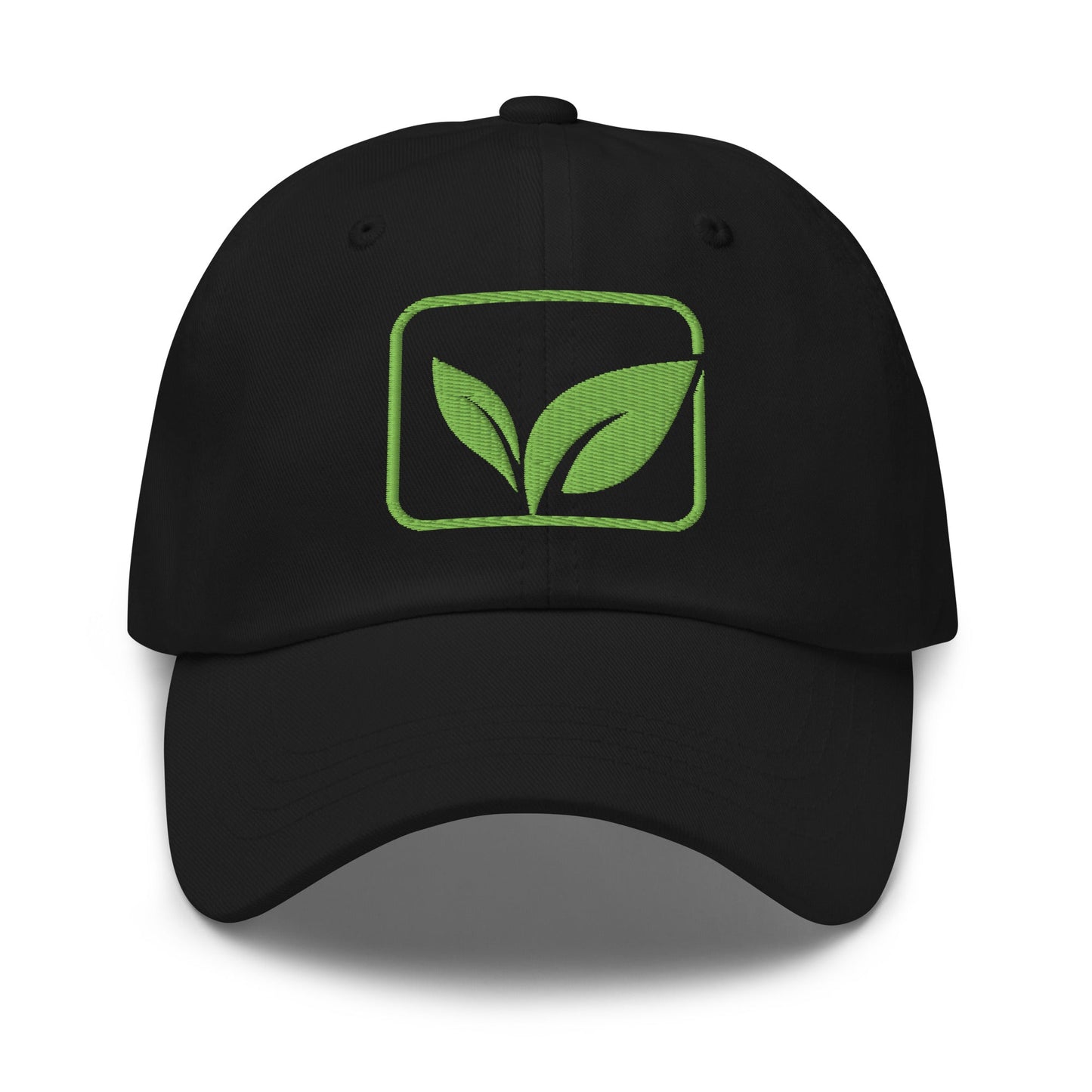 Stay Grounded ⏐ Embroidered Leaf Classic Dad Hat - f9artist