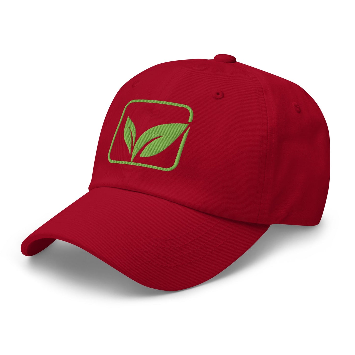 Stay Grounded ⏐ Embroidered Leaf Classic Dad Hat - f9artist