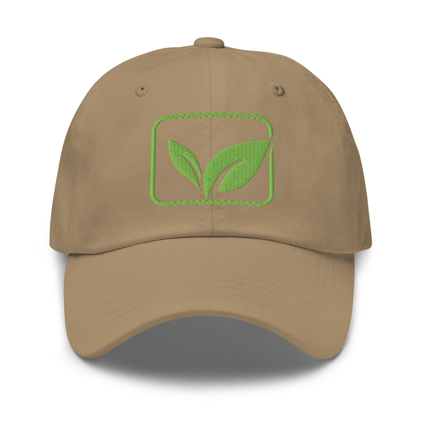 Stay Grounded ⏐ Embroidered Leaf Classic Dad Hat - f9artist