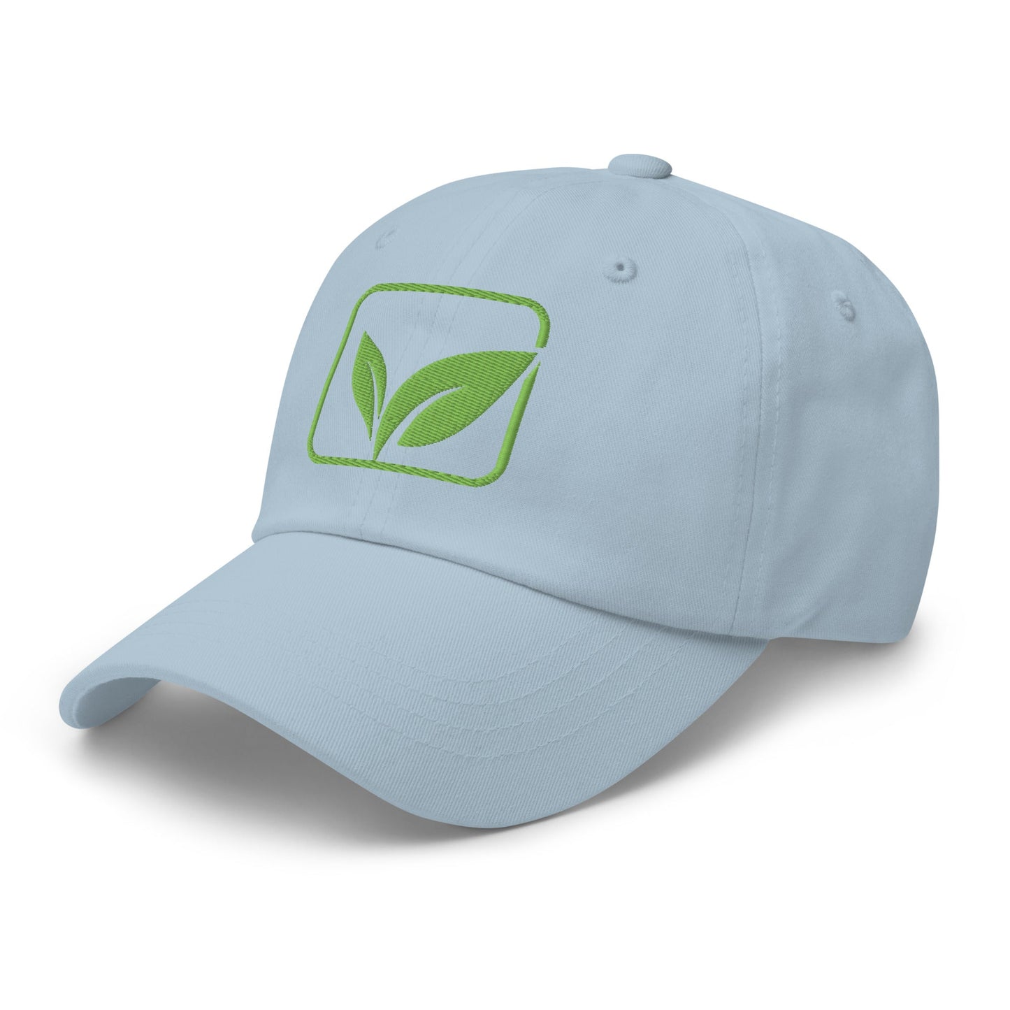 Stay Grounded ⏐ Embroidered Leaf Classic Dad Hat - f9artist