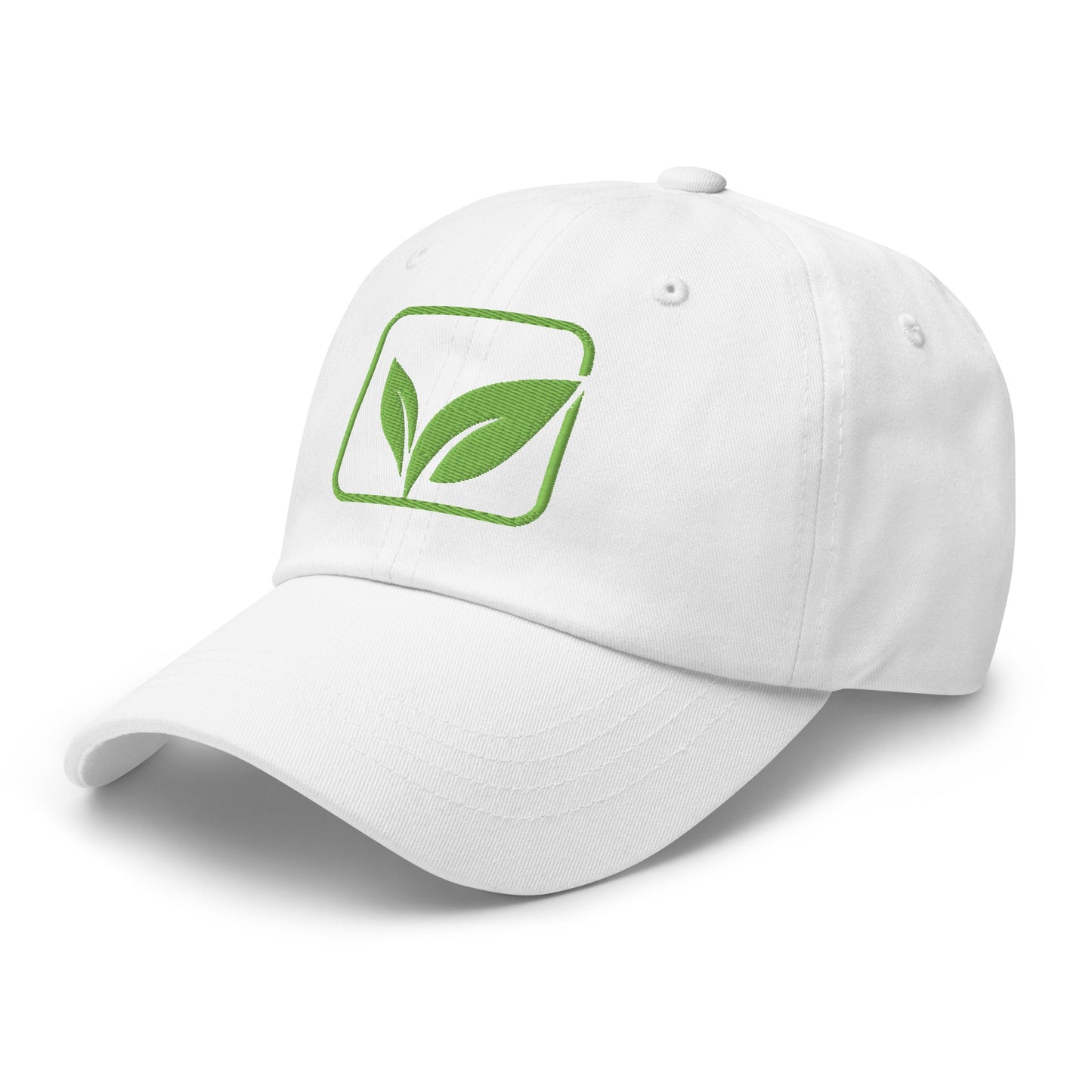 Stay Grounded ⏐ Embroidered Leaf Classic Dad Hat - f9artist