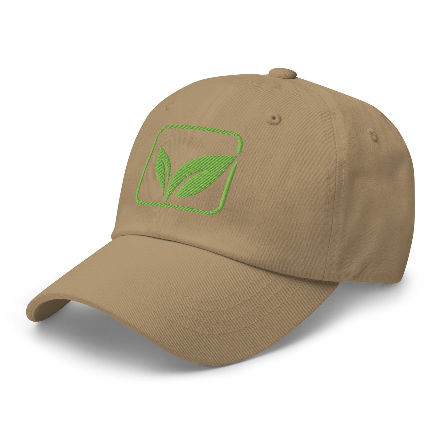 Stay Grounded ⏐ Embroidered Leaf Classic Dad Hat - f9artist