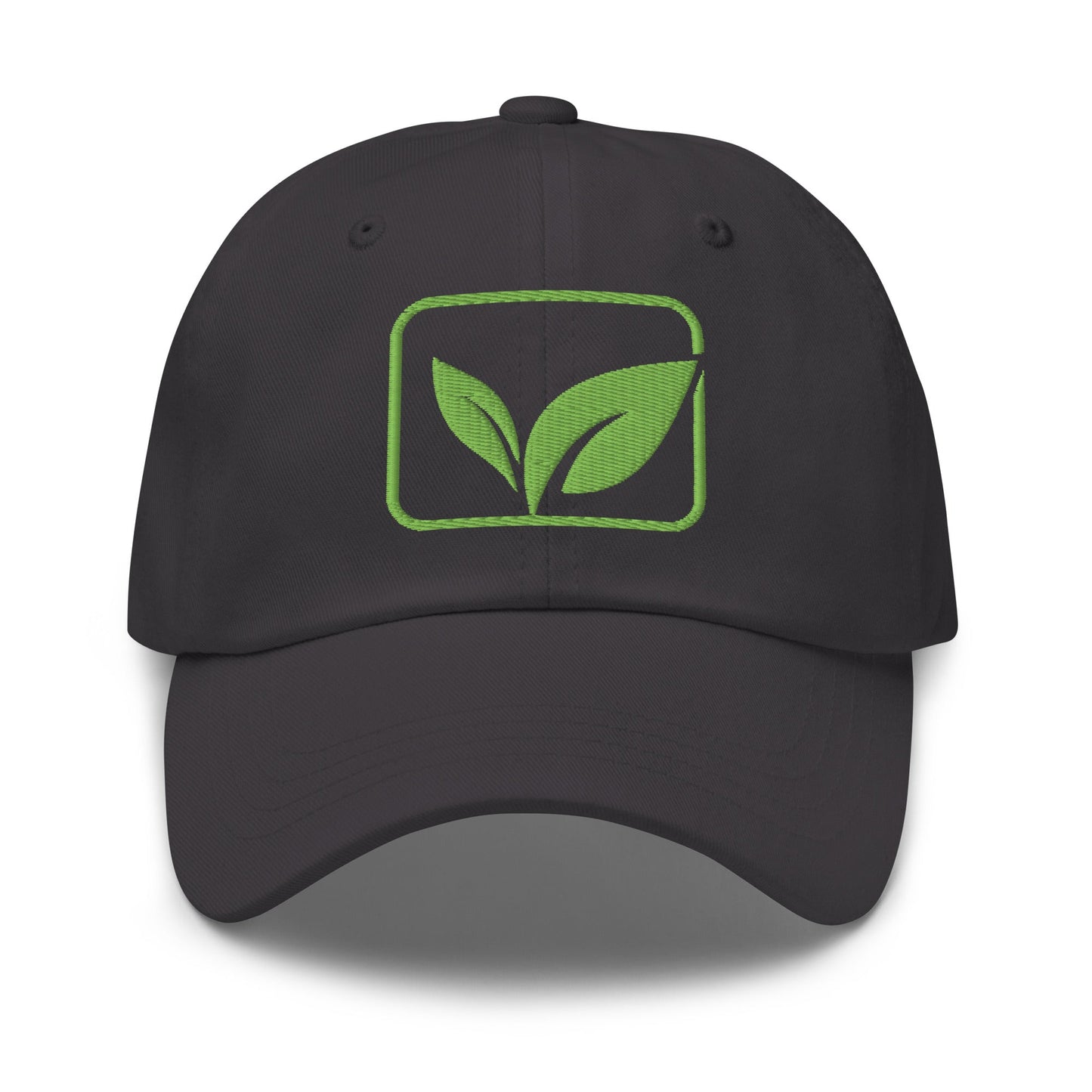 Stay Grounded ⏐ Embroidered Leaf Classic Dad Hat - f9artist