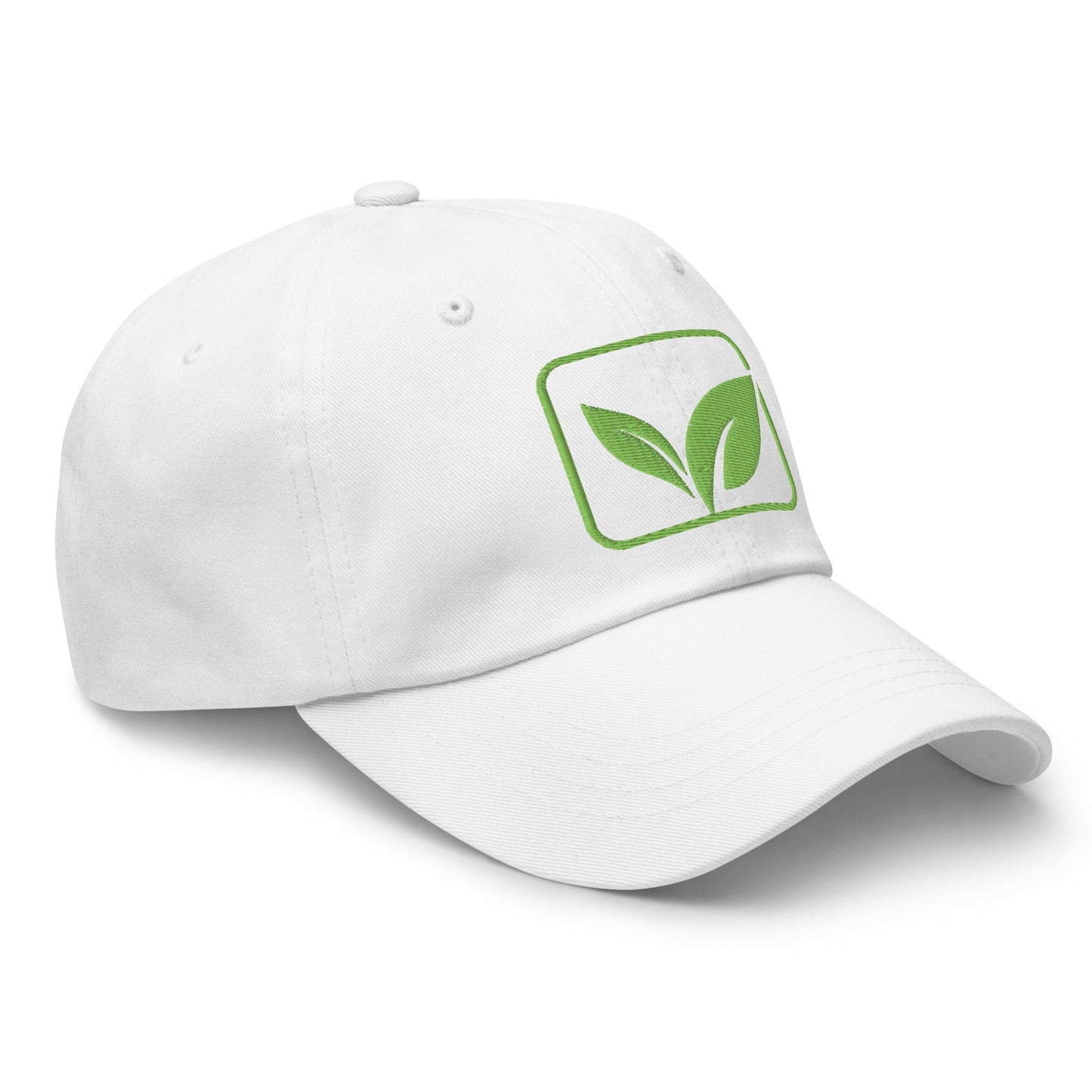 Stay Grounded ⏐ Embroidered Leaf Classic Dad Hat - f9artist