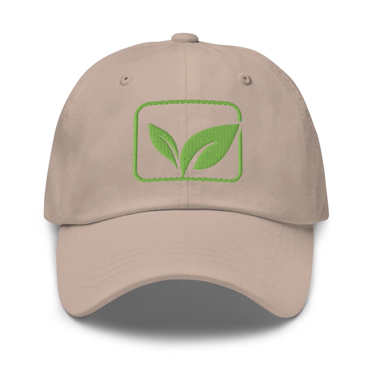 Stay Grounded ⏐ Embroidered Leaf Classic Dad Hat - f9artist