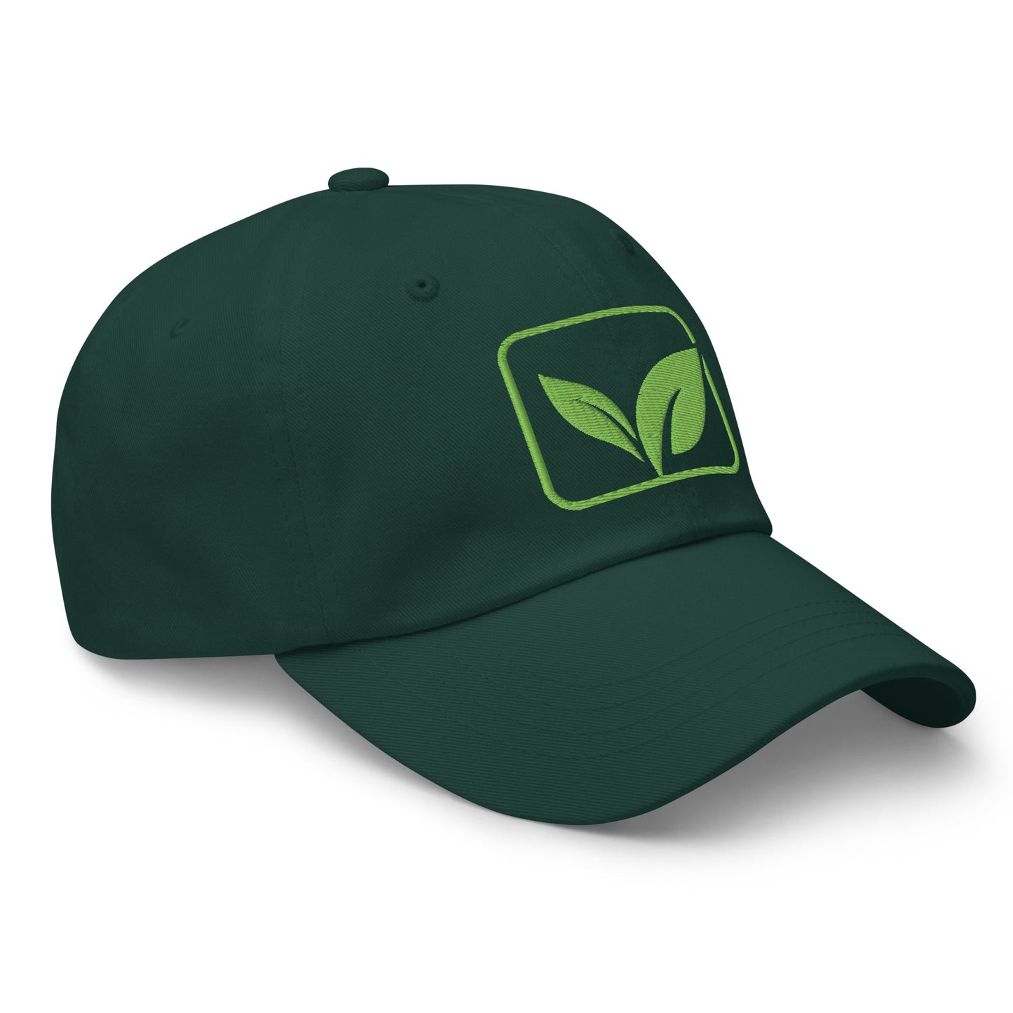 Stay Grounded ⏐ Embroidered Leaf Classic Dad Hat - f9artist