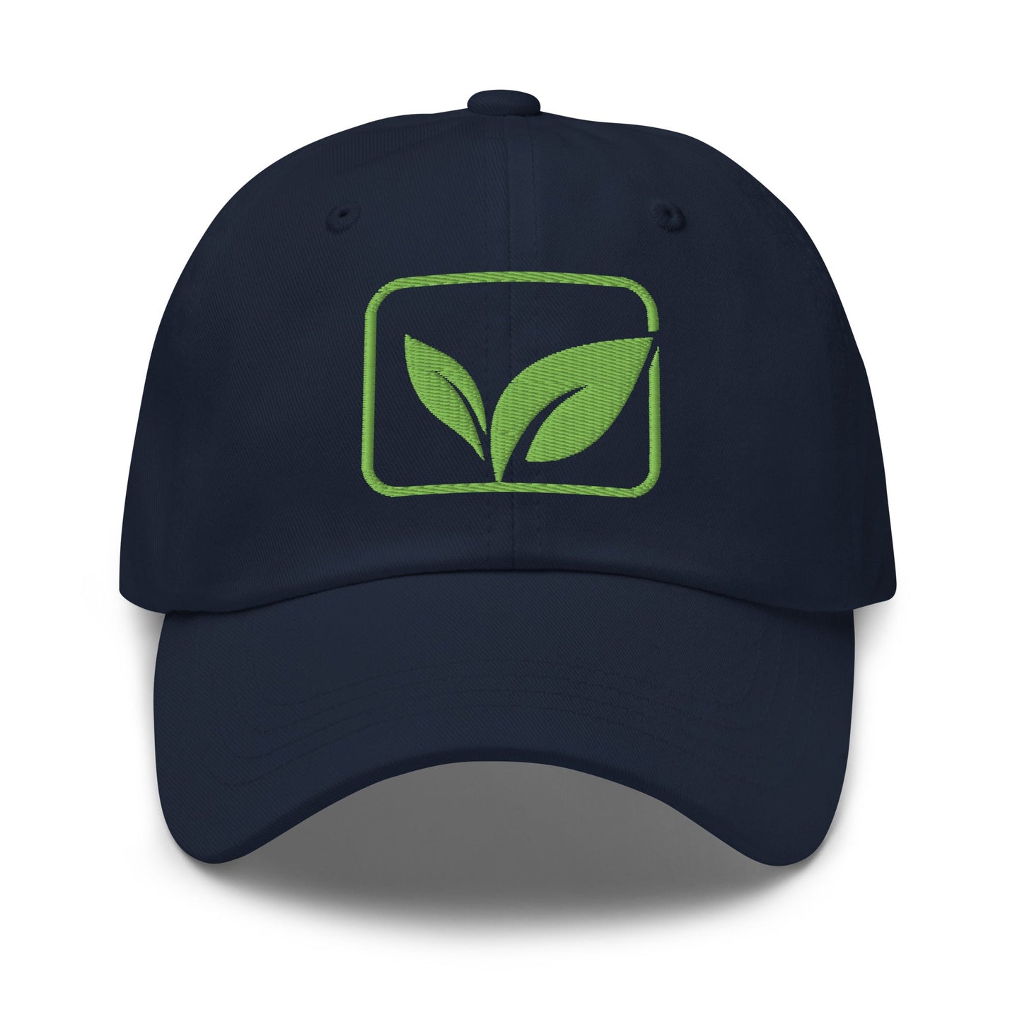 Stay Grounded ⏐ Embroidered Leaf Classic Dad Hat - f9artist