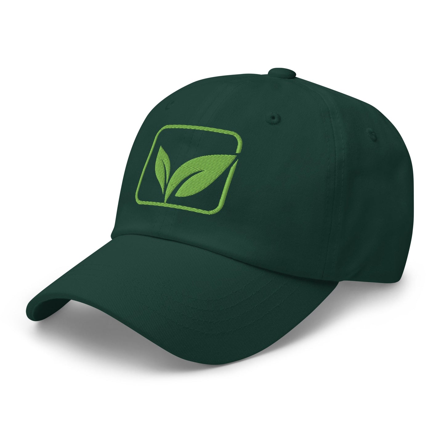 Stay Grounded ⏐ Embroidered Leaf Classic Dad Hat - f9artist