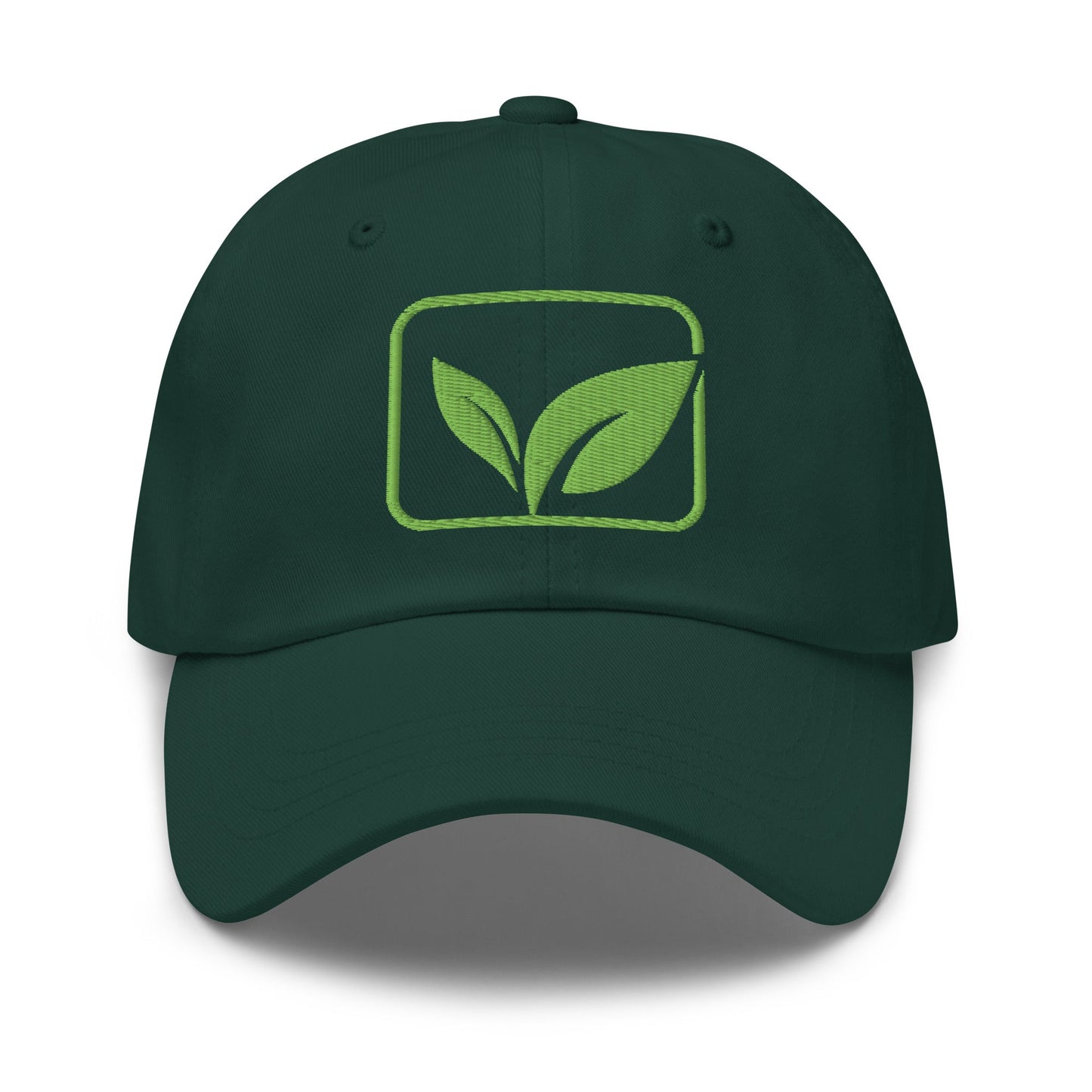 Stay Grounded ⏐ Embroidered Leaf Classic Dad Hat - f9artist