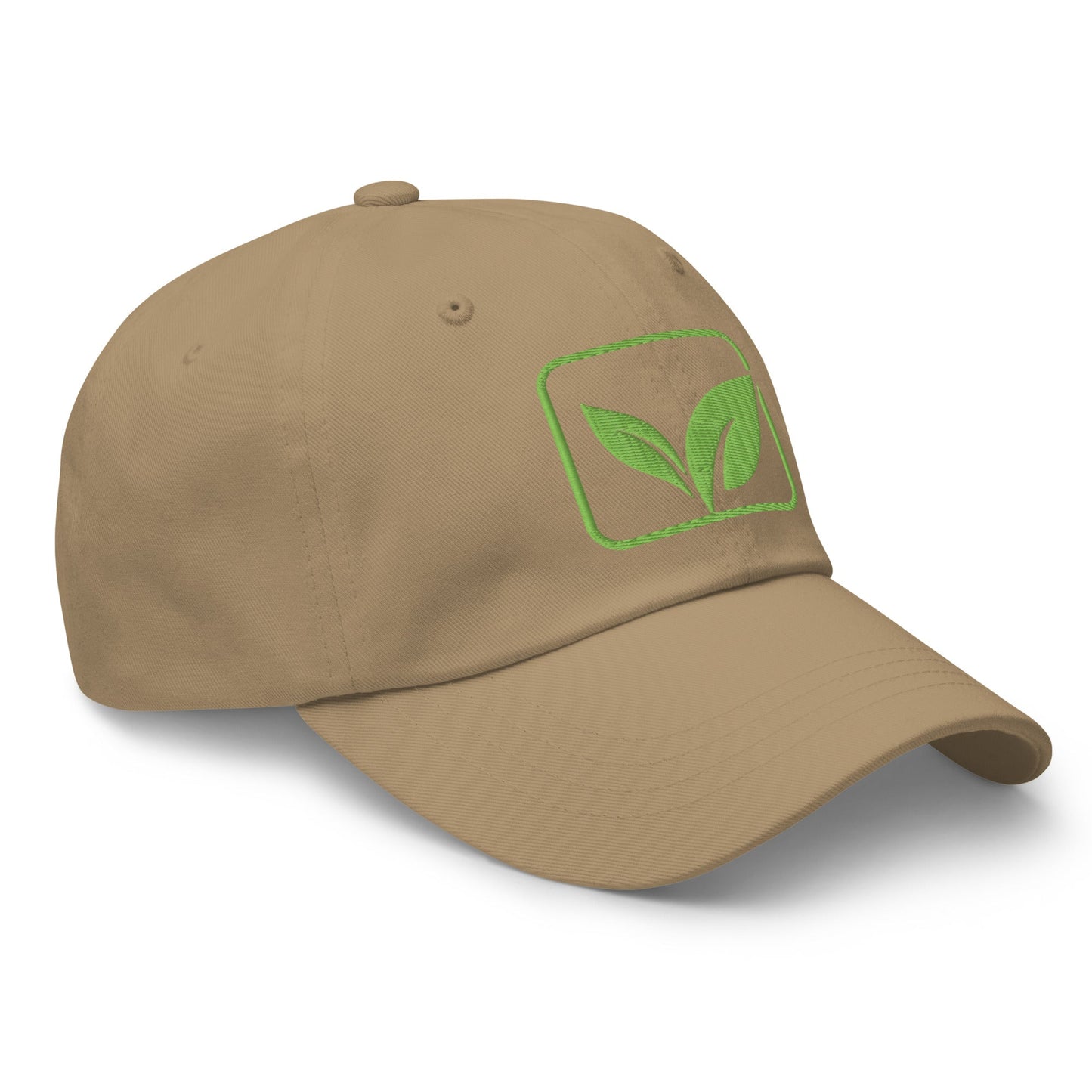 Stay Grounded ⏐ Embroidered Leaf Classic Dad Hat - f9artist