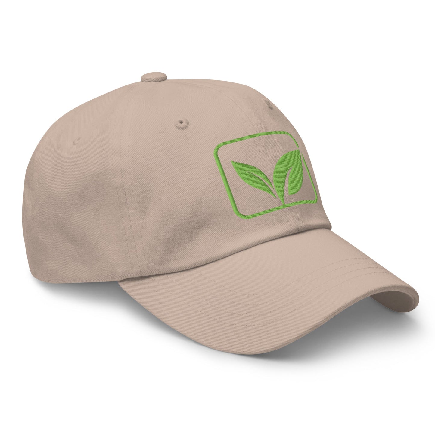 Stay Grounded ⏐ Embroidered Leaf Classic Dad Hat - f9artist