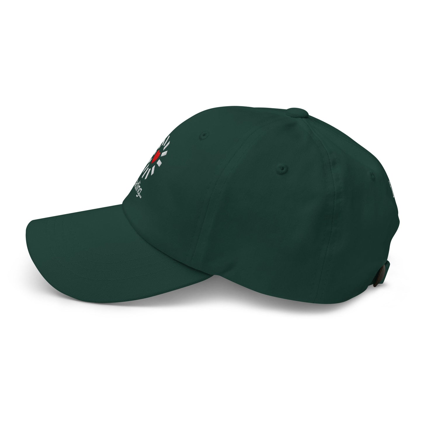 Still Loading… Love Inside ⏐ Minimal Heart Embroidered Classic DadHat - f9artist