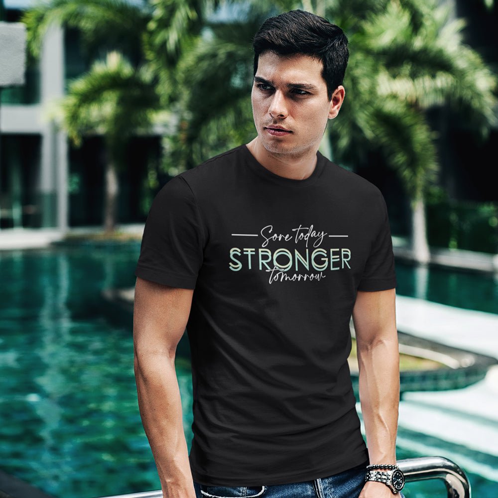 Stronger Today Stronger Tomorrow – Unisex Premium T-Shirt - f9artist