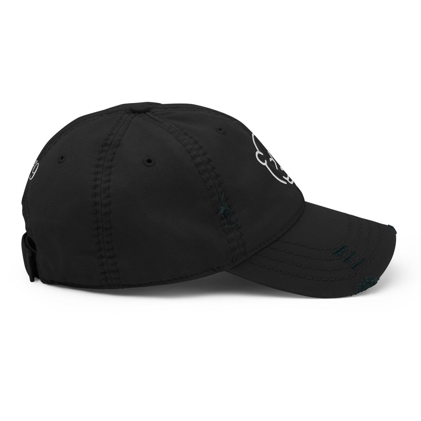 Teddy Distressed Dad Hat - Stylish and Comfortable