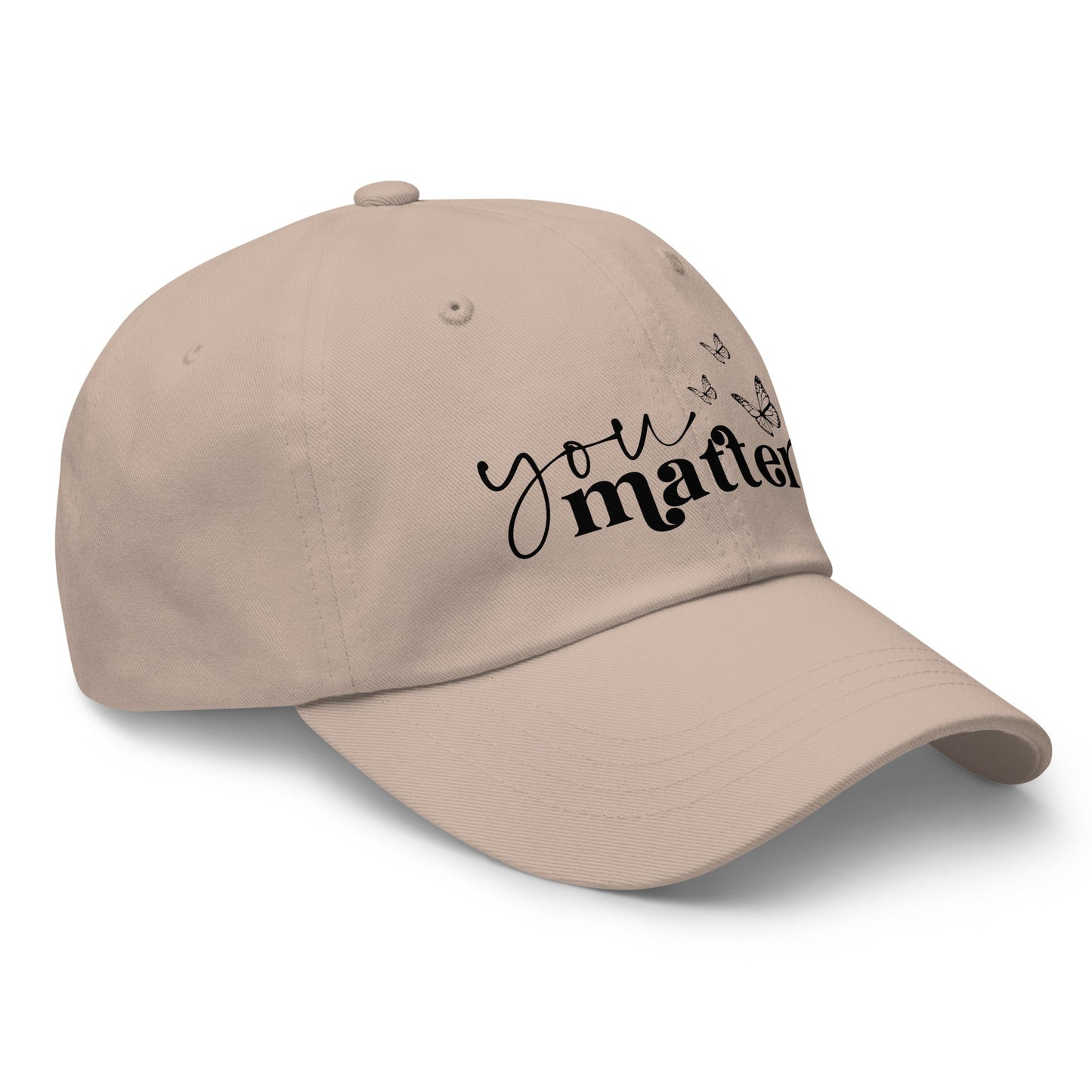 You Matter Classic Dad Hat – Adjustable Cotton Twill Cap f9artist