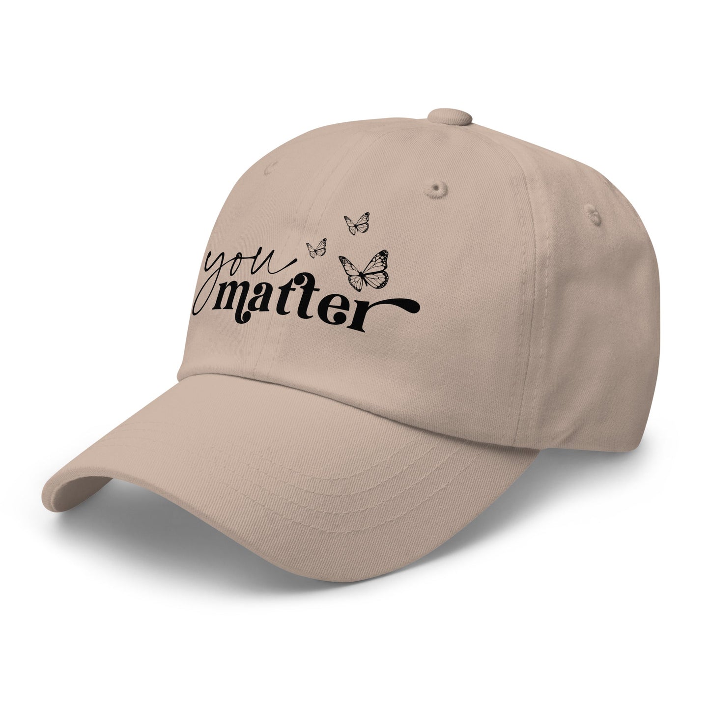 You Matter Classic Dad Hat – Adjustable Cotton Twill Cap f9artist