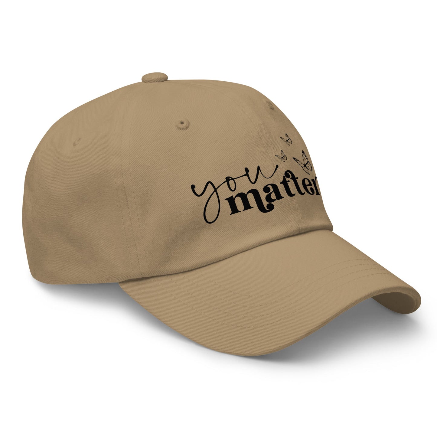You Matter Classic Dad Hat – Adjustable Cotton Twill Cap f9artist