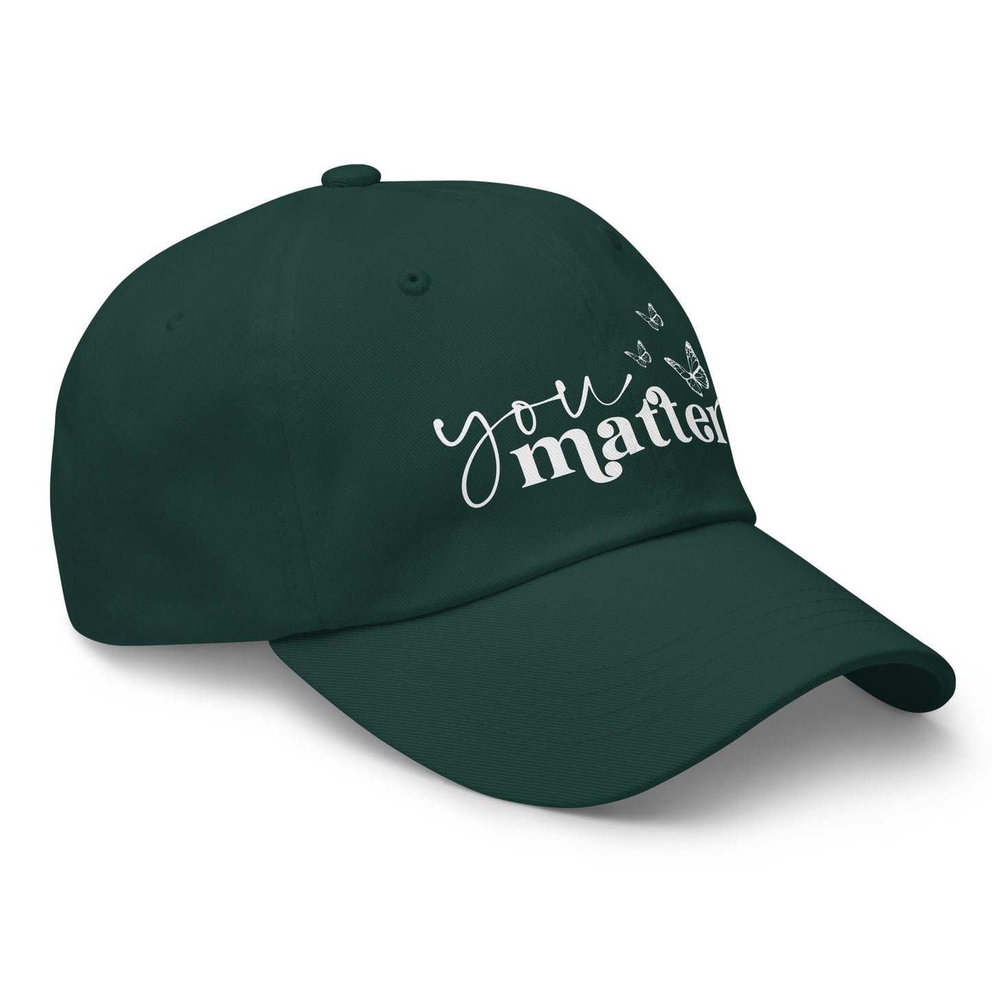 You Matter Classic Dad Hat – Adjustable Cotton Twill Cap f9artist
