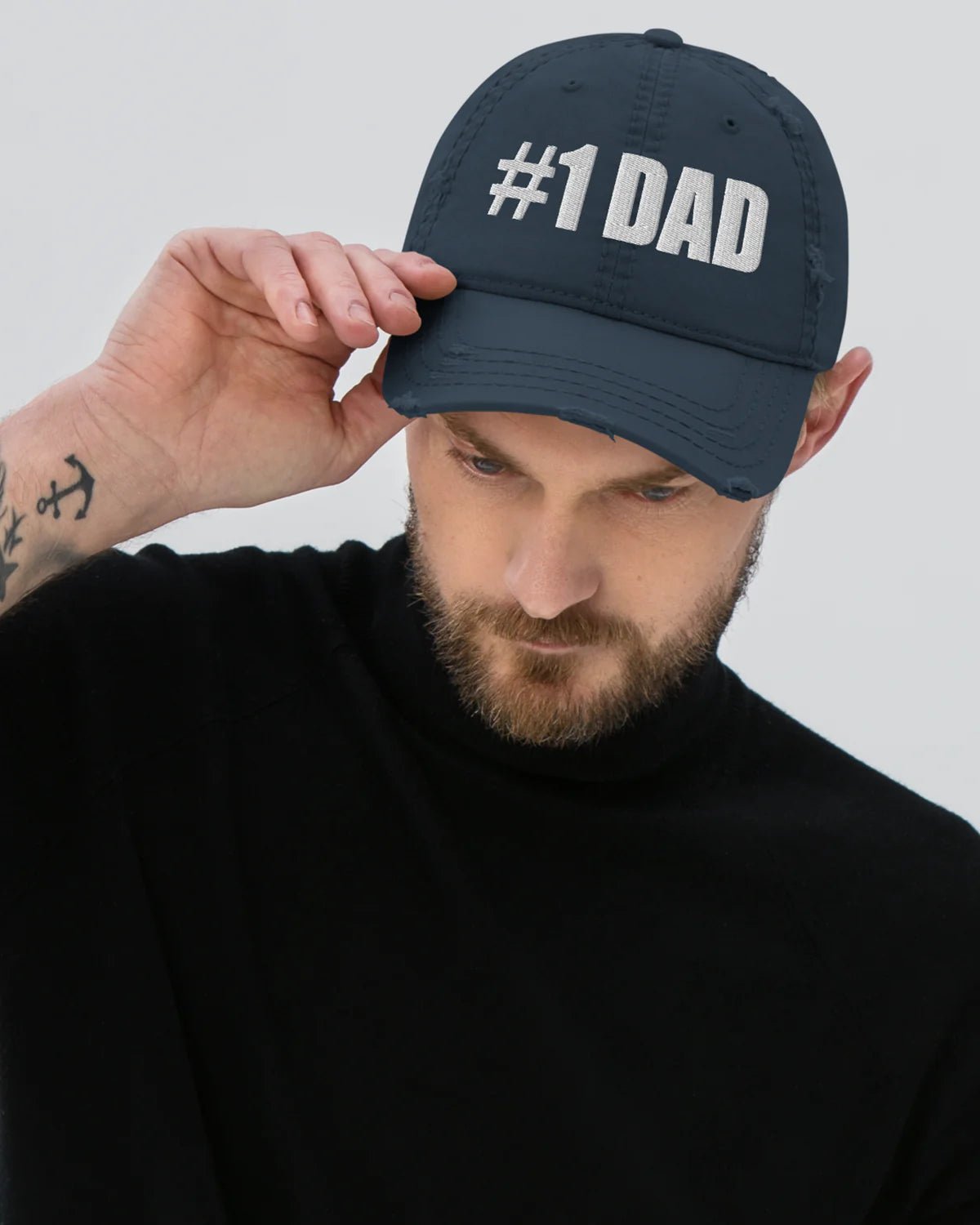 Distressed Dad Hat - f9artist