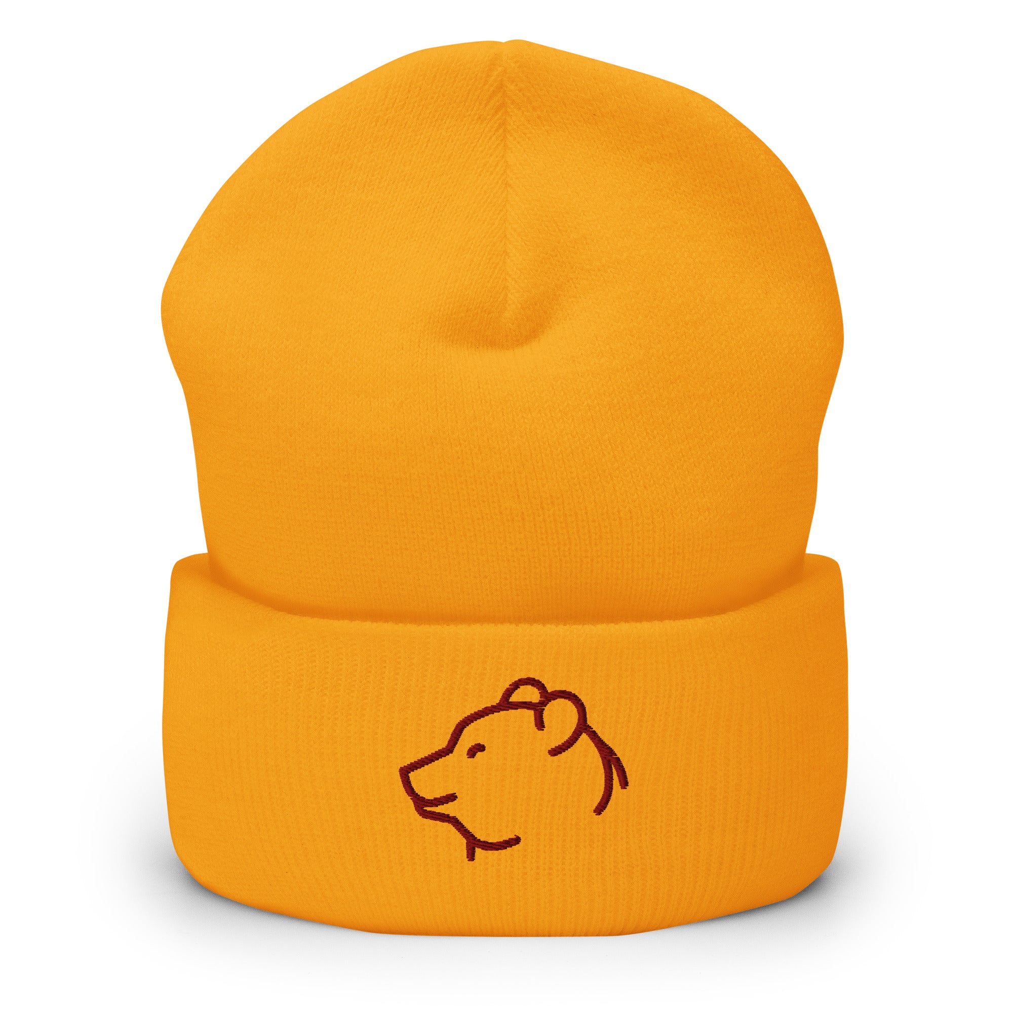 Bear Spirit Cuffed Beanie – Bold, Calm & Fearless - f9artist