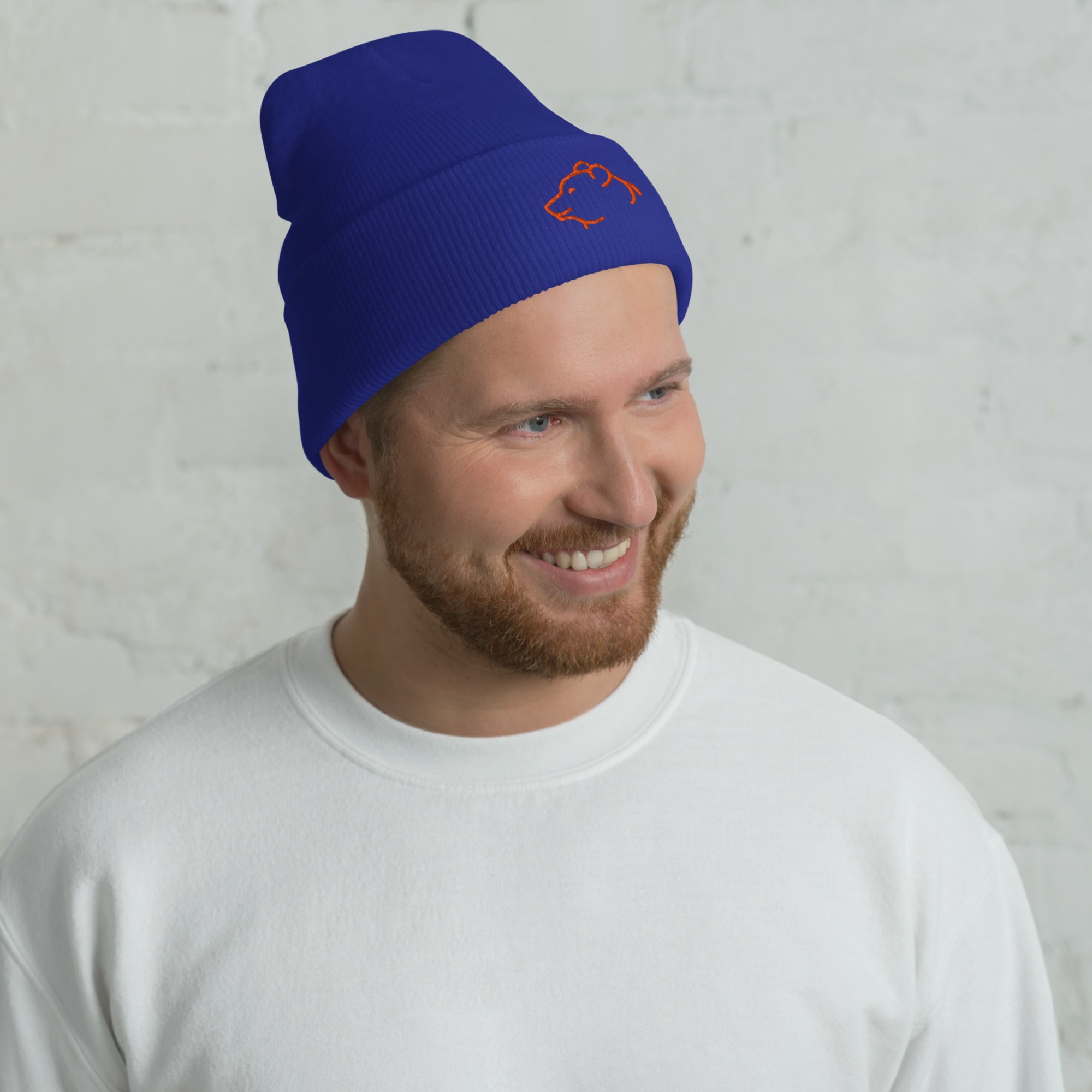 Bear Spirit Cuffed Beanie – Bold, Calm & Fearless - f9artist